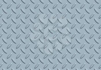 Illustration of metallic background with seamless diamond pattern