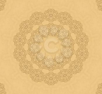 Beige background with abstract radial pattern
