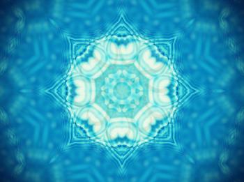 Blue vintage background with abstract concentric pattern