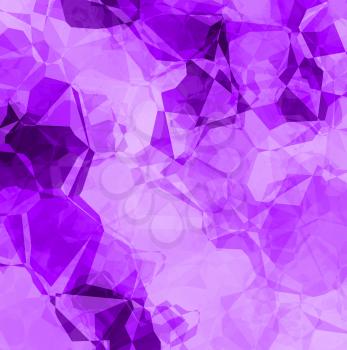 Abstract bright lilac background with polygon pattern