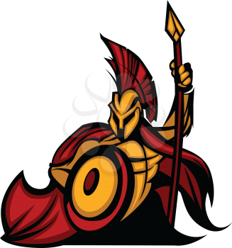 Royalty Free Clipart Image of a Trojan