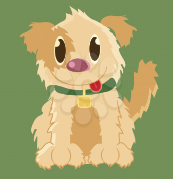Royalty Free Clipart Image of a Dog 