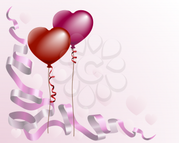 Royalty Free Clipart Image of a Valentine's Background