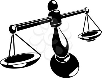 Royalty Free Clipart Image of a Scale