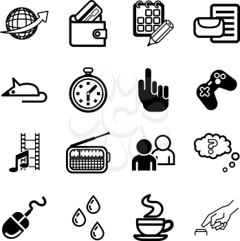 Royalty Free Clipart Image of Computer Applications