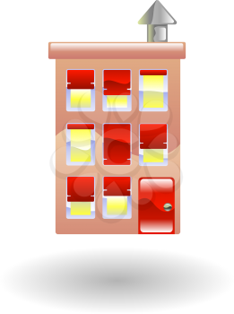 Royalty Free Clipart Image of an Illustration of Flats