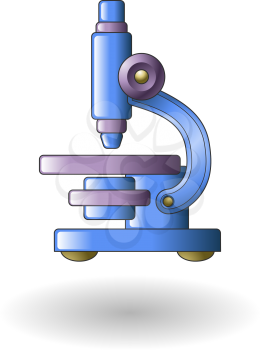 Royalty Free Clipart Image of a Microscope 