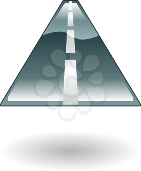 Royalty Free Clipart Image of a Road