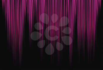 Royalty Free Clipart Image of a Pink Curtain Background