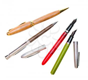 Royalty Free Photo of a Variety of Pens