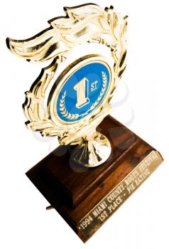 Royalty Free Photo of a 1st Place Trophy