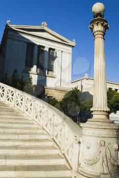 Staircase of an educational building, Athens Academy, Athens, Greece