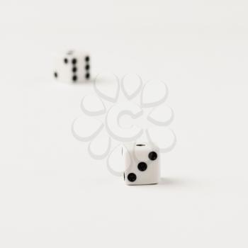 Close-up of two dices