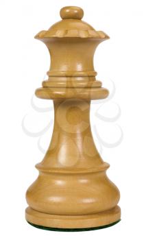 Close-up of a queen chess piece
