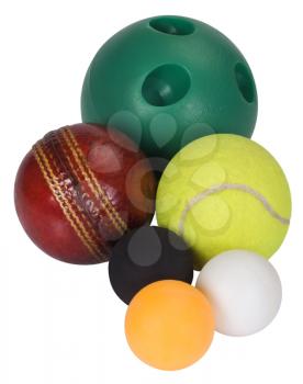 Close-up of assorted balls