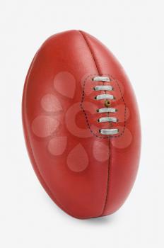 Close-up of an American football
