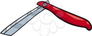Royalty Free Clipart Image of a Razor