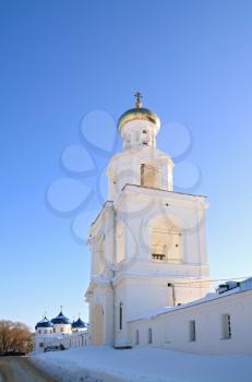  bell tower of the christian orthodox priory