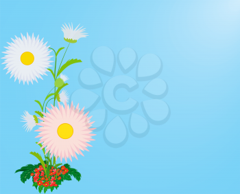 Abstract flower background, file EPS.8 illustration.