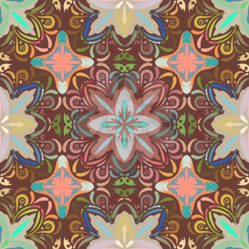 Elegant abstract seamless pattern, EPS8 - vector graphics.