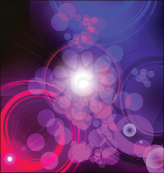 Royalty Free Clipart Image of an Abstract Light Background