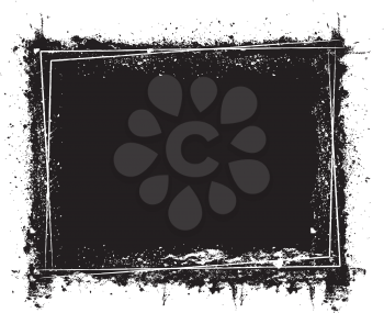 Royalty Free Clipart Image of a Grunge Black Backgrounds