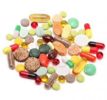 vitamins, pills and tablets