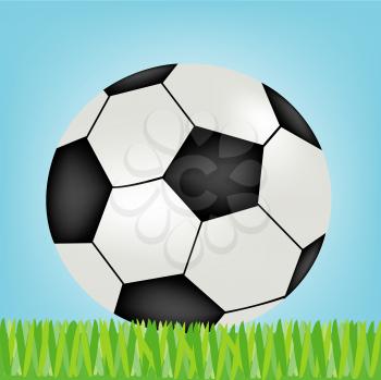 Royalty Free Clipart Image of a Soccer