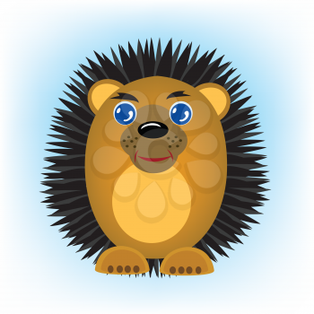 Royalty Free Clipart Image of a Hedgehog
