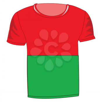 Year cloth t-shirt with flag state Madagascar