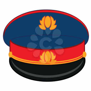 Uniform service cap of the employee to police bodies in Russia