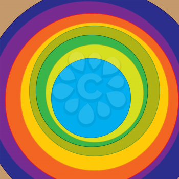 Background colorful circles varied colour.Vector illustration of the bright background