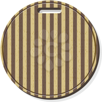 Royalty Free Clipart Image of a Cutting Board