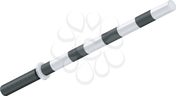 Royalty Free Clipart Image of a Traffic Rod