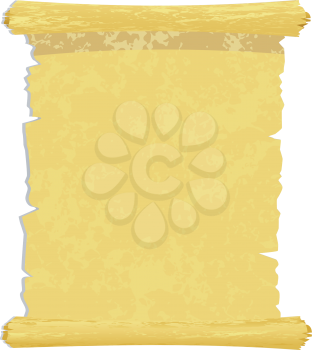 Royalty Free Clipart Image of a Blank Parchment