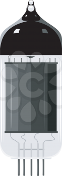 Royalty Free Clipart Image of a Vacuum Tube