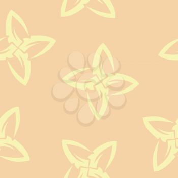 Royalty Free Clipart Image of a Background with Floral Patterns
