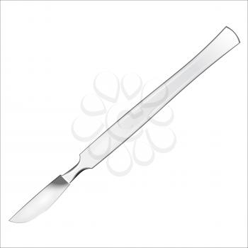 Royalty Free Clipart Image of a Scalpel