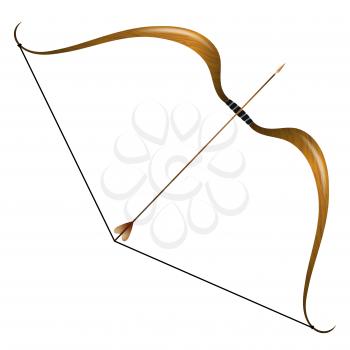 Vintage bow and arrow