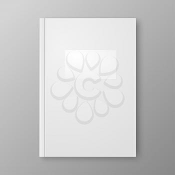 Book on gray background