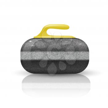 Stone for curling sport game 