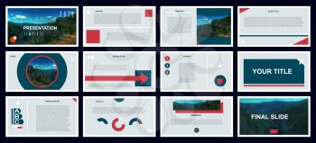 Business backgrounds of digital technology. Colored mountain elements for presentation templates. Leaflet, Annual report, cover design. Banner, brochure, layout, design. Flyer. Vector illustration