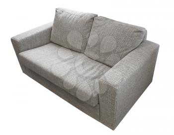 Royalty Free Photo of a Gray Sofa