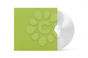 Royalty Free Clipart Image of a Disc and Cover