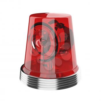 Royalty Free Clipart Image of a Red Light