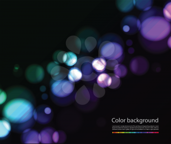 Royalty Free Clipart Image of a Bokeh Lights Background