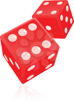 Royalty Free Clipart Image of Die