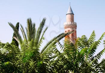 Yivli minare Mosque - Mosque in Turkey. It is often used as a symbol of the city of Antalya