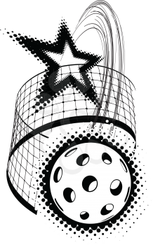 Pickleball Star vector illustration isolated on white background