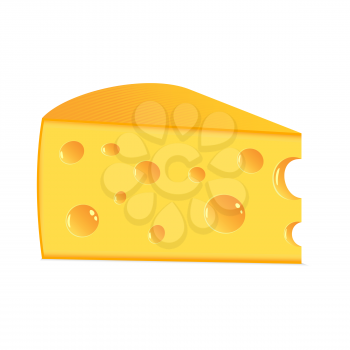 Royalty Free Clipart Image of Cheese